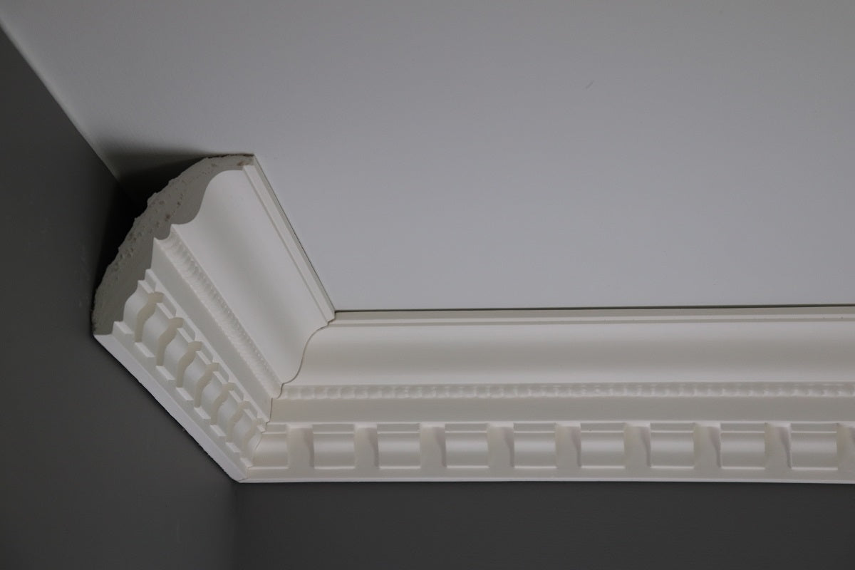 Ceiling Coving Features DM1419 Dentil coving, Victorian Coving (Ceiling 90mm x 117mm Wall ...