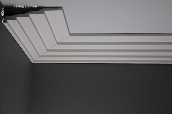 Stepped Art Deco Plaster Coving DM1926