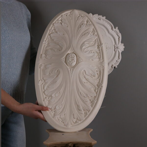 DM4081 Oval Victorian Plaster Ceiling Rose 650mm