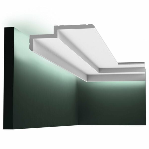 C391 Modern Steps LED Coving 60mm x 160mm x 2m