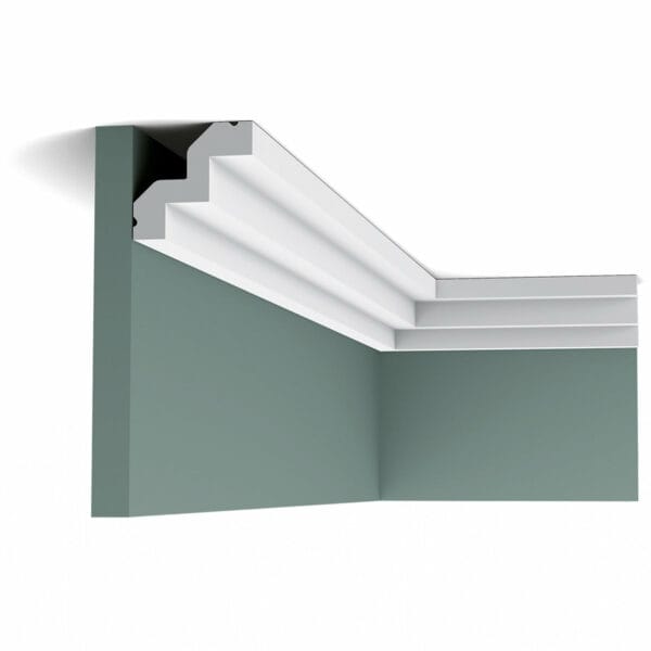 C602 Stepped Coving 53mm x 50mm x 2m