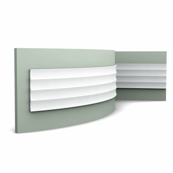 W114F Valley XL Flexible 3D Wall Panel 2000mm x 250mm x 15mm