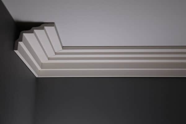 Modern Stepped Art Deco Plaster Coving DM1931