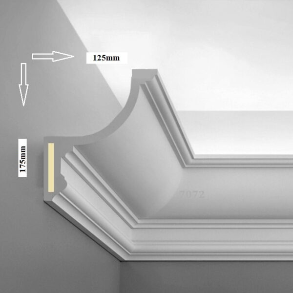 DM7073 Indirect LED Plaster Coving