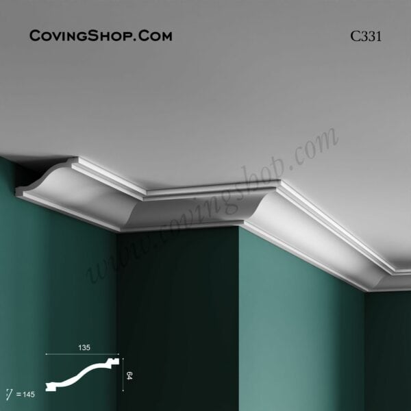 C331 Edwardian Coving 64mm x 135mm x 2m