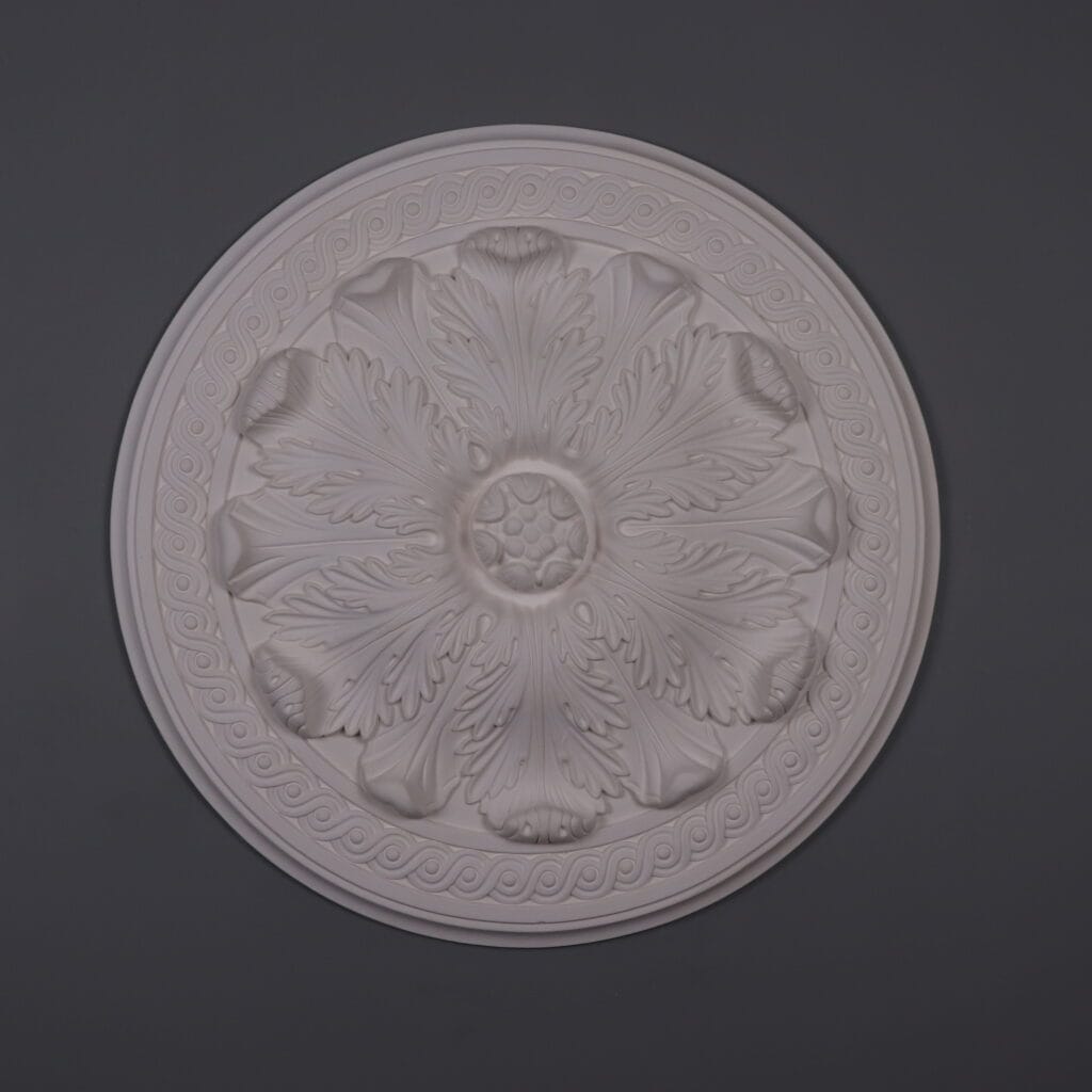 DM4078 500mm Leaf Victorian Plaster Ceiling Rose