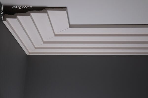 Stepped Art Deco Plaster Coving DM1927